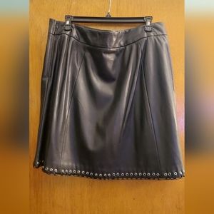 Leather like skirt
